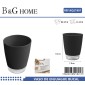 Θήκες οδοντόβουρτσας πλαστικές σε σετ 5Χ - Black - 21801