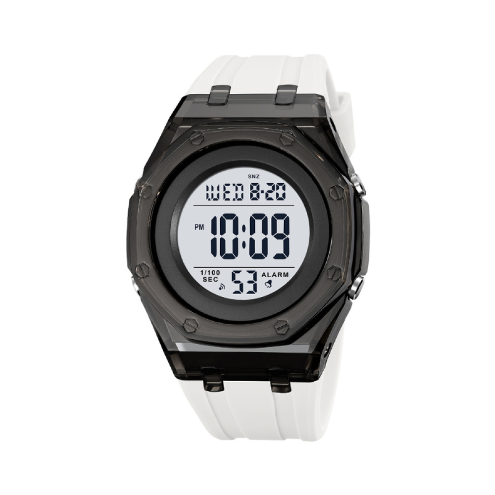 Ψηφιακό ρολόι χειρός - Skmei - 2063 - White/Black