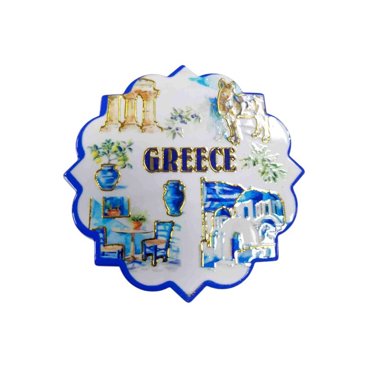 Σουβέρ  Souvenir - Greece - Σετ 12pcs - 221423