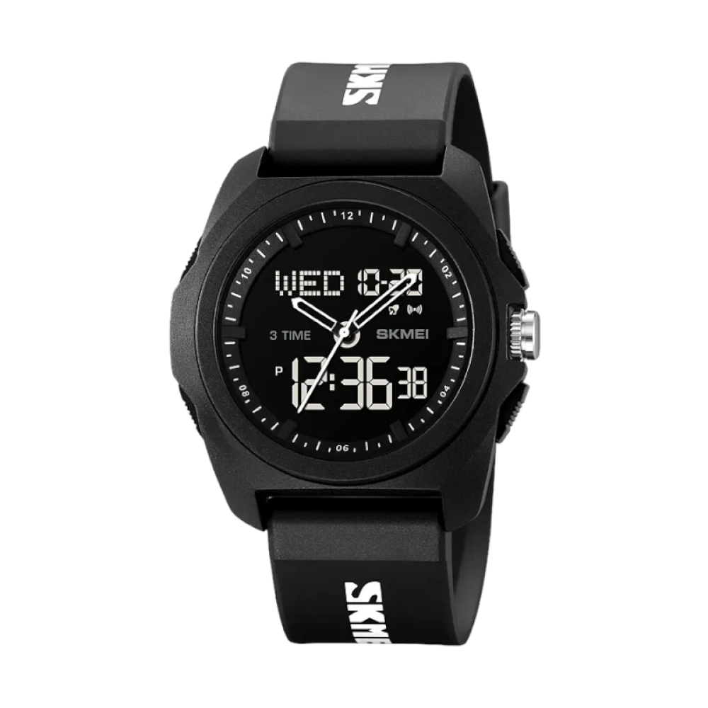 Ψηφιακό/αναλογικό ρολόι χειρός - Skmei - 2199 - Black