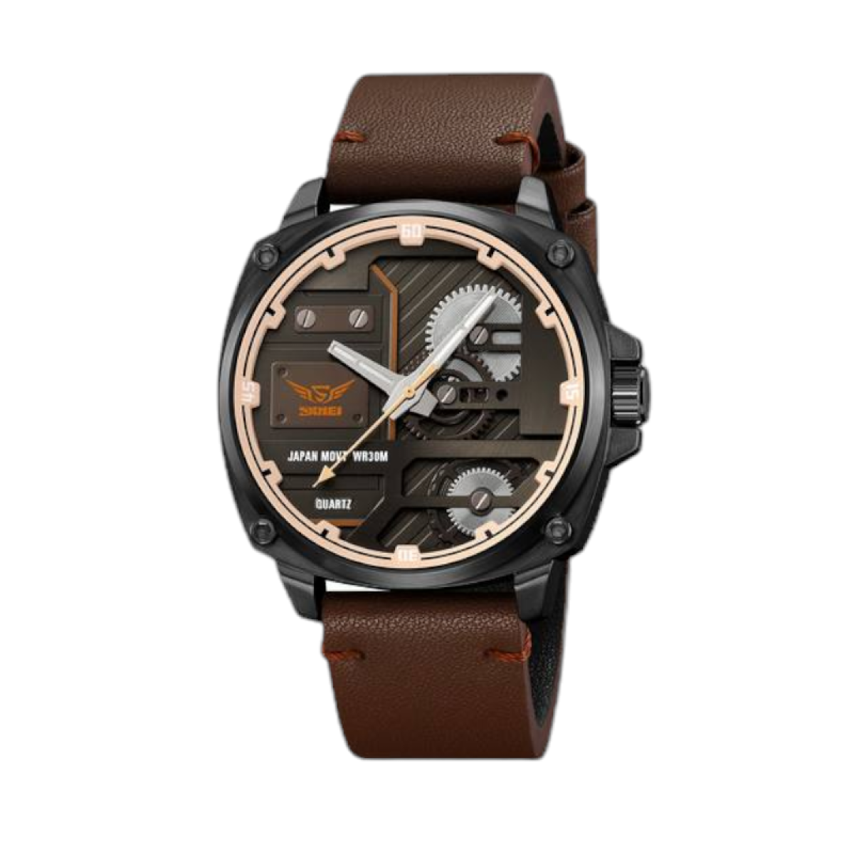 Αναλογικό ρολόι χειρός - Skmei - 2289 - Dark brown
