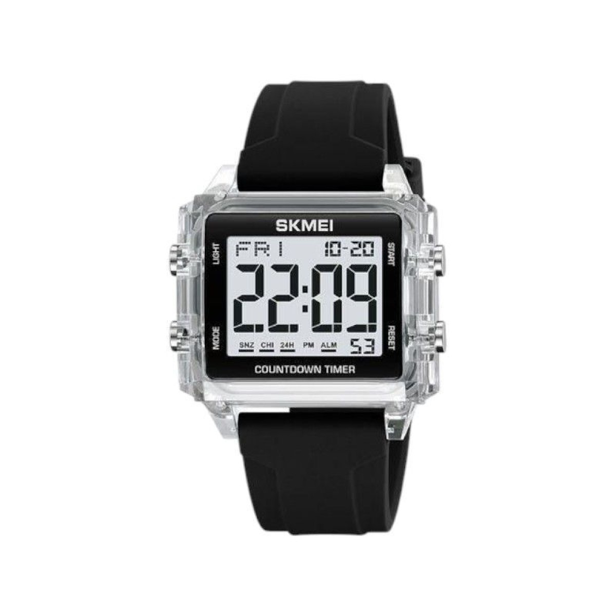 Ψηφιακό ρολόι χειρός - Skmei - 2320 - Black/Transparent