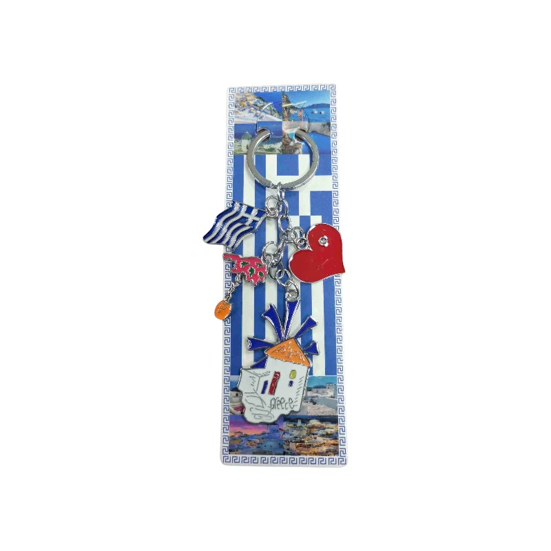 Τουριστικό μπρελόκ Souvenir - Σετ 12pcs - Greece - 227924