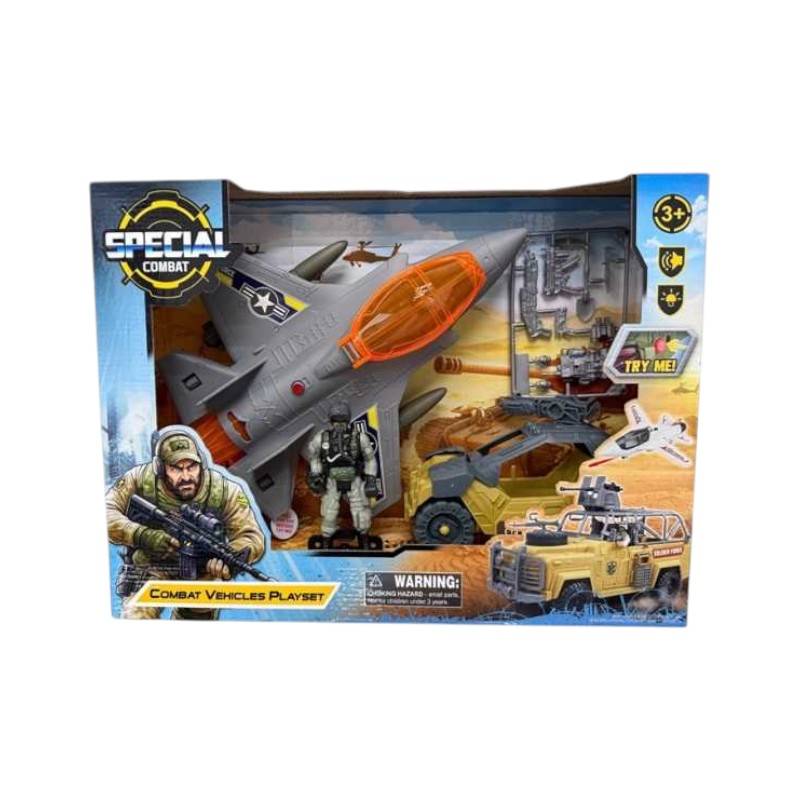 Σετ πολεμικό αεροσκάφος & αξεσουάρ - K3109-11 - 232599