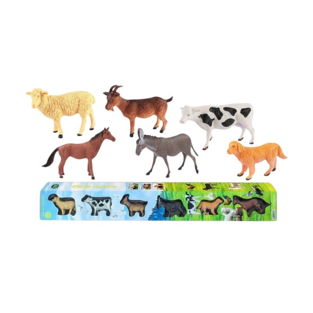 Σετ φιγούρες ζώων φάρμας - 6pcs - 660E - 232670