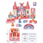 Σετ κατασκευών DIY με τουβλάκια - Block Castle - 68pcs - JX6747 - 233044