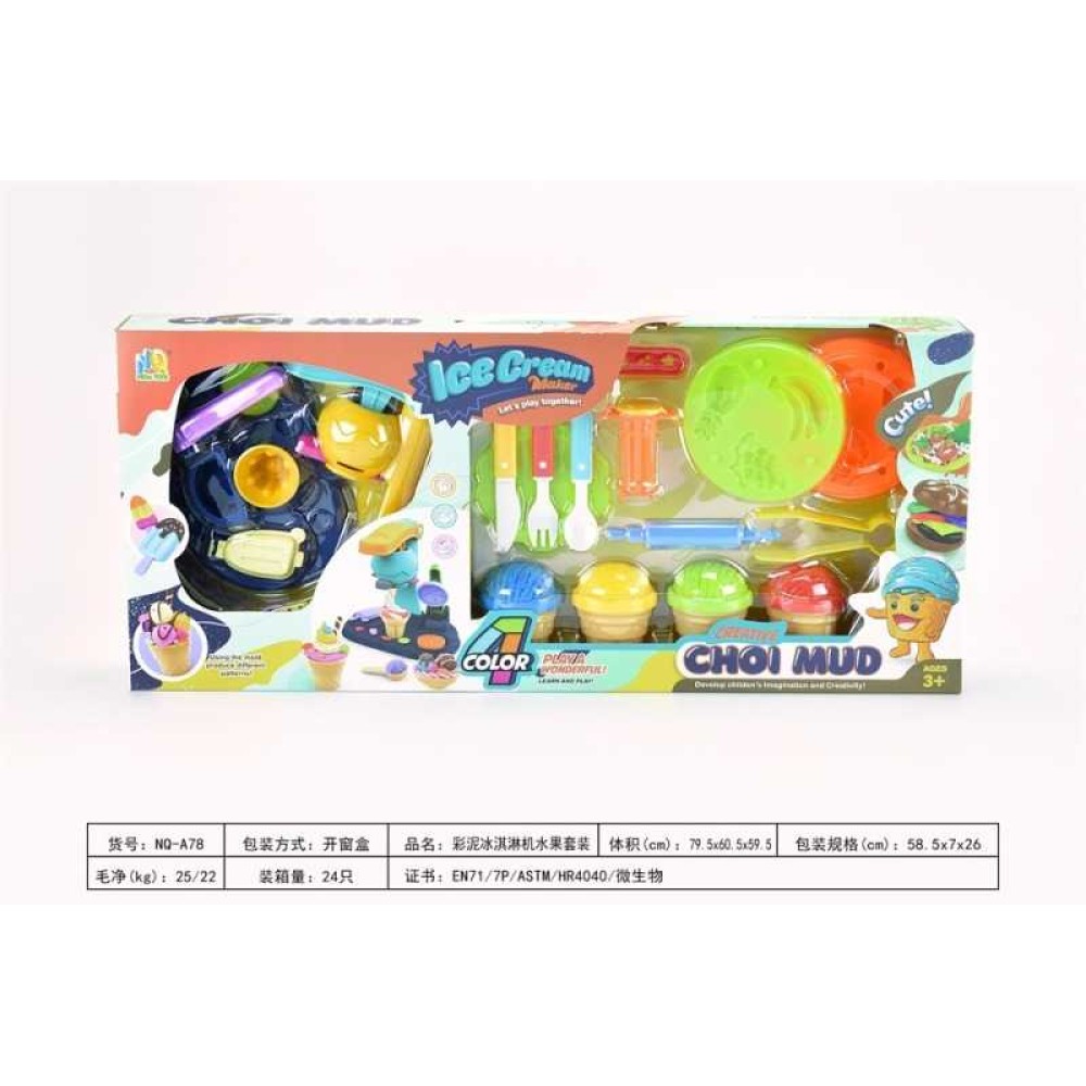 Σετ κατασκευών DIY με πλαστελίνη - Ice Cream - NQ-A78 - 233182