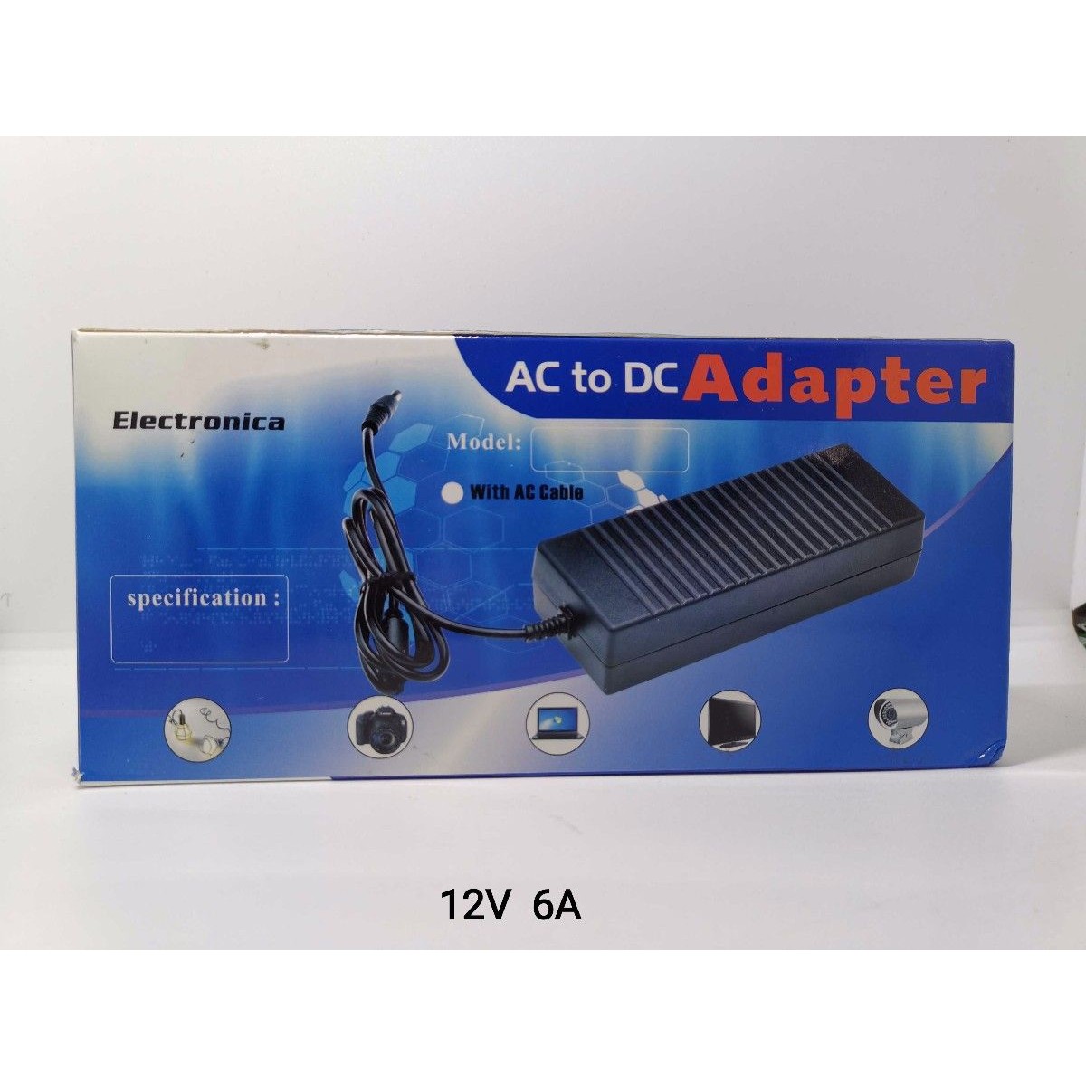 Τροφοδοτικό AC/DC - 12V 6A - 72W - 235724