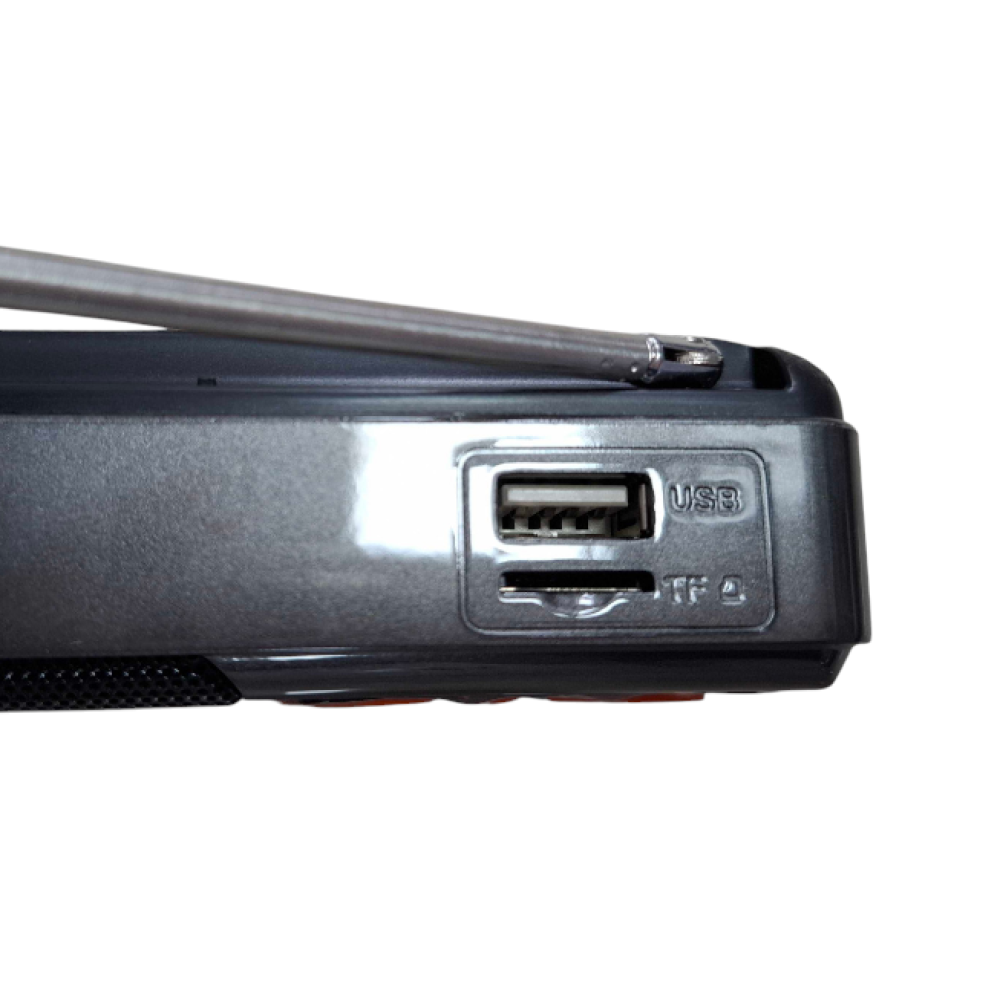 Επαναφορτιζόμενο ραδιόφωνο με Bluetooth - PR-808BT - 241335 - Red