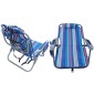 Πτυσσόμενη καρέκλα camping - 1613LV - 241750 - Blue/Green