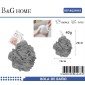 Σφουγγάρια μπάνιου δίχτυ σε σετ 5Χ - Grey - 24963