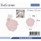 Σφουγγάρια μπάνιου δίχτυ σε σετ 5Χ - Light Pink - 24965