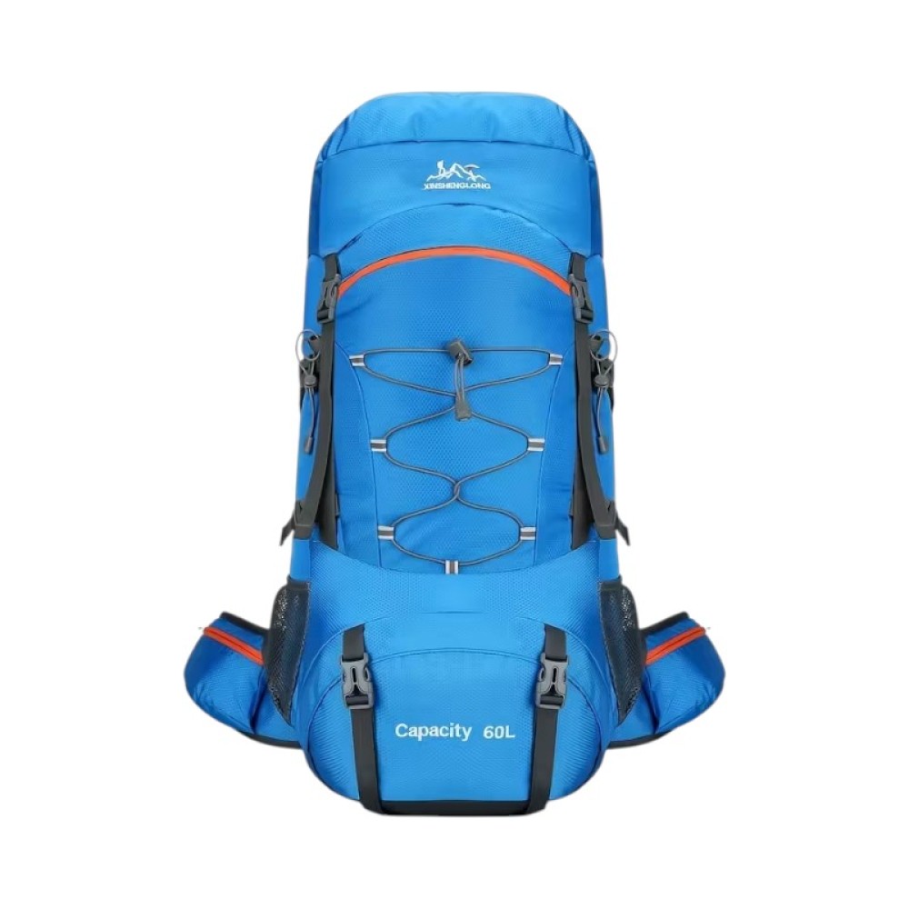 Σακίδιο πλάτης ορειβατικό - H2410 - 60L - 251609 - Light Blue