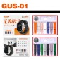 Σετ Smartwatch με 7 λουράκια - GUS-01 - 260189 - Silver/Orange