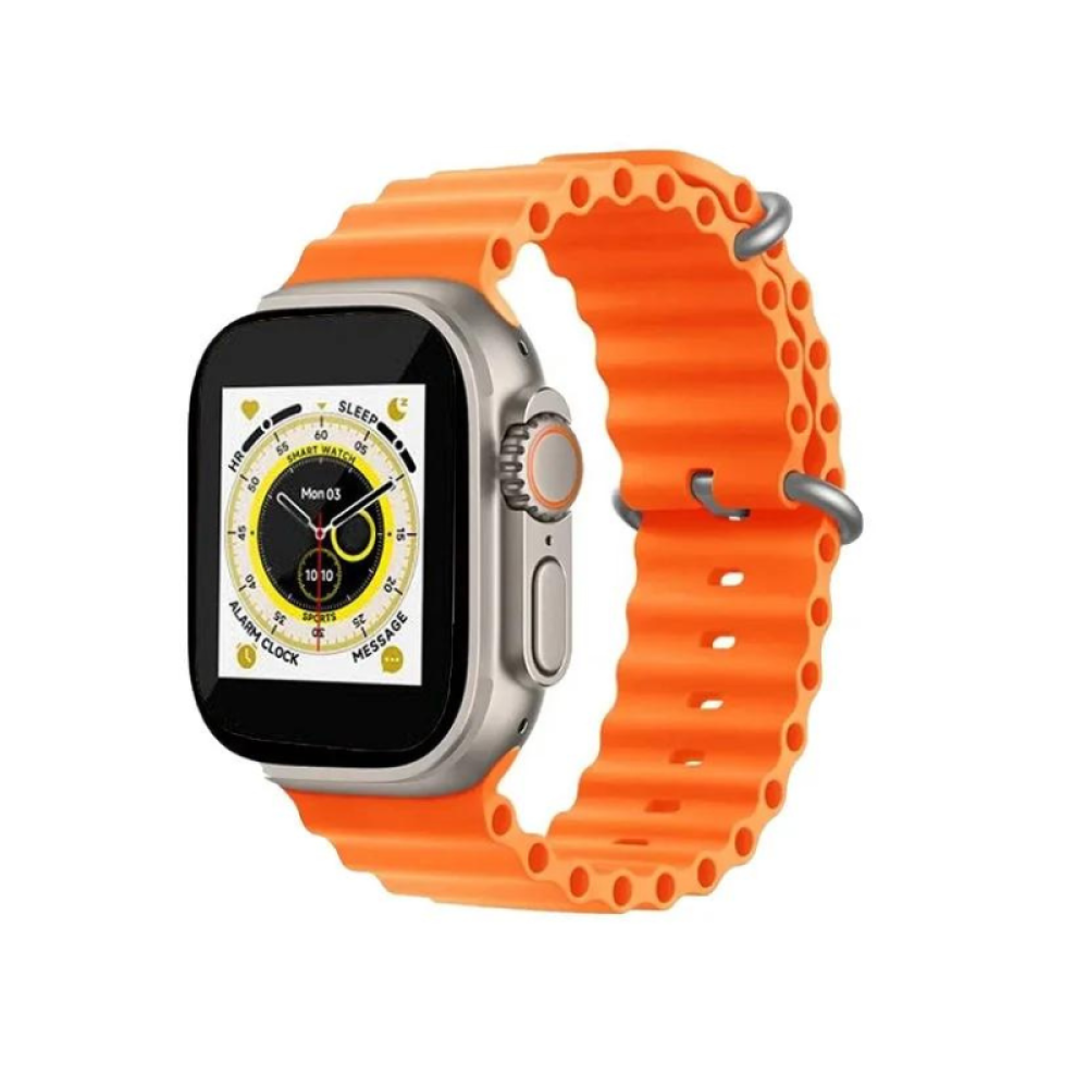 Σετ Smartwatch με 7 λουράκια - GUS-01 - 260189 - Silver/Orange