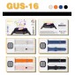 Σετ Smartwatch με 2 λουράκια - GUS-16 - 260202 - Black