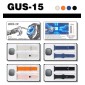 Σετ Smartwatch με 2 λουράκια - GUS-15 - 260219 - Blue
