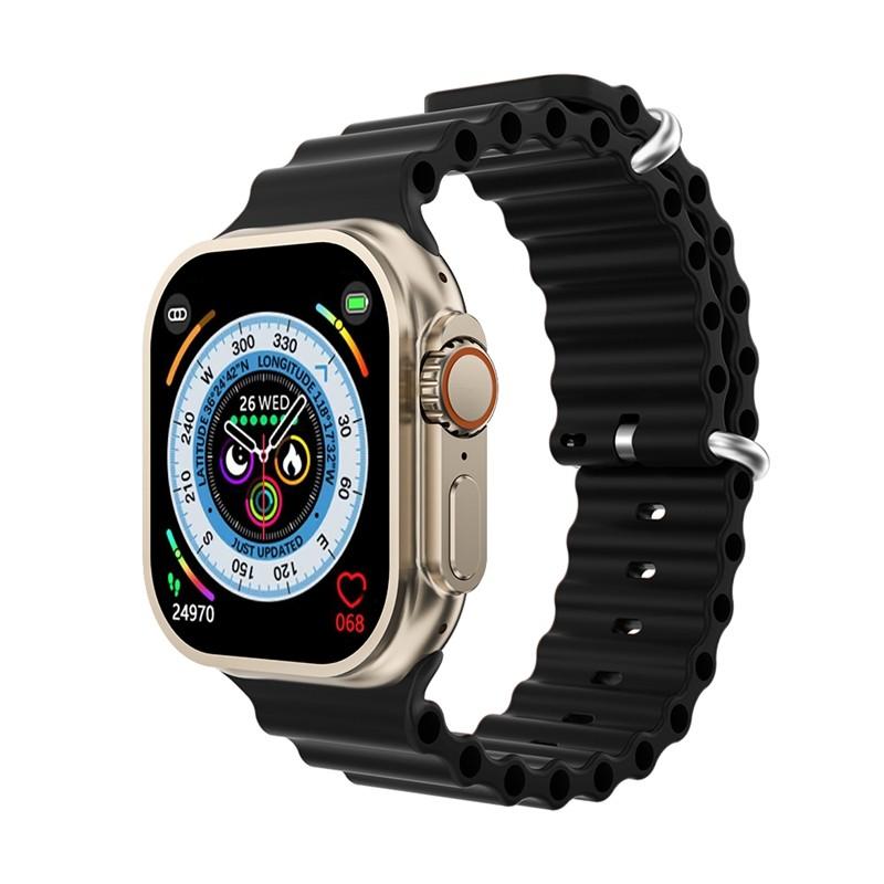 Σετ Smartwatch με 7 λουράκια - UX7 - 260271 - Black