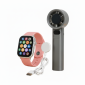 Σετ Smartwatch με ασύρματο ανεμιστήρα χειρός - FAN-50 PRO - 260295 - Orange