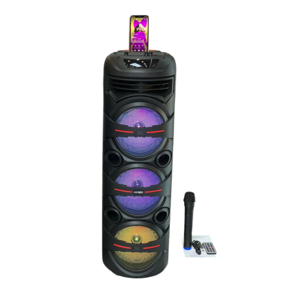 Φορητό ηχείο subwoofer με μικρόφωνο Karaoke - QS-8208 - KMS - 260714