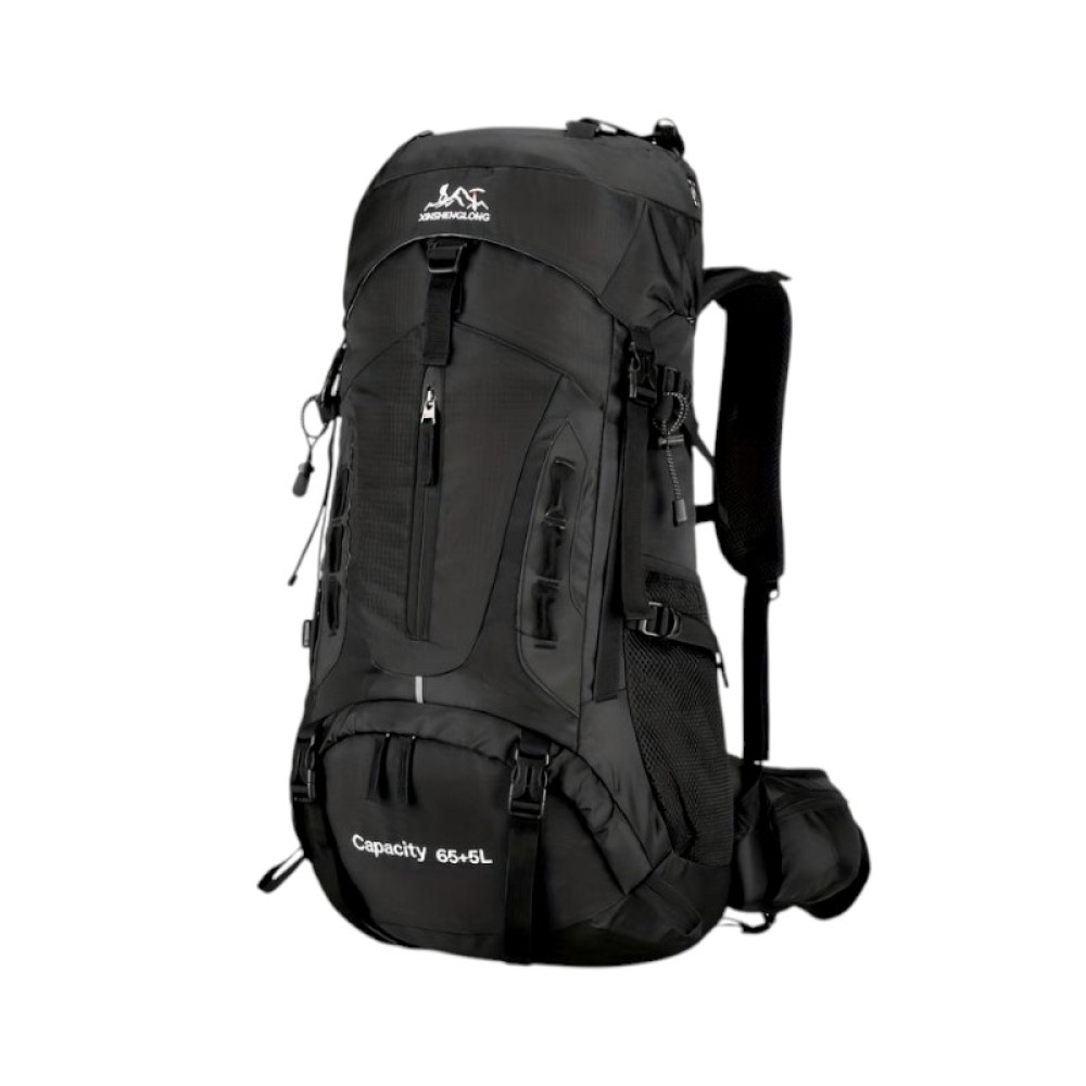 Σακίδιο πλάτης ορειβατικό - H2207 - 65L+5L - 261586 - Black