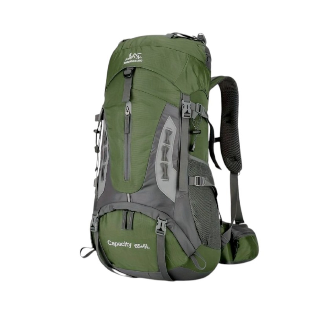 Σακίδιο πλάτης ορειβατικό - H2207 - 65L+5L - 261586 - Green