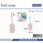 Σφουγγάρια μπάνιου δίχτυ σε σετ 6Χ - Light Pink - 26186
