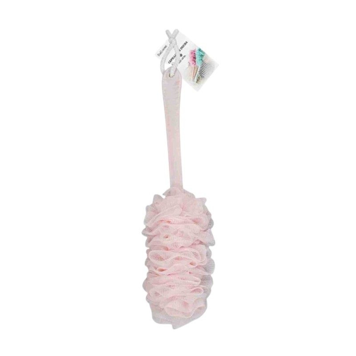 Σφουγγάρια μπάνιου δίχτυ σε σετ 6Χ - Light Pink - 26186