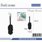 Σφουγγάρια μπάνιου δίχτυ σε σετ 6Χ - Black - 26190