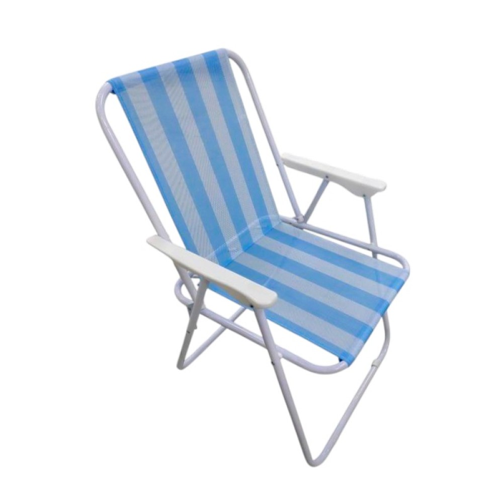 Πτυσσόμενη καρέκλα camping - 1215TSL - 270843 - Blue/White