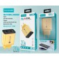Αντάπτορας φόρτισης Fast Charge με 2 θύρες USB-A & Type-C - 20W - CX-176B - 271764