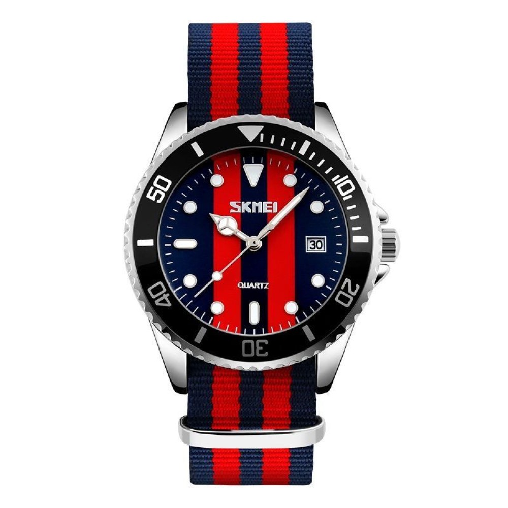 Αναλογικό ρολόι χειρός - Skmei - 9133 - Blue/Red2