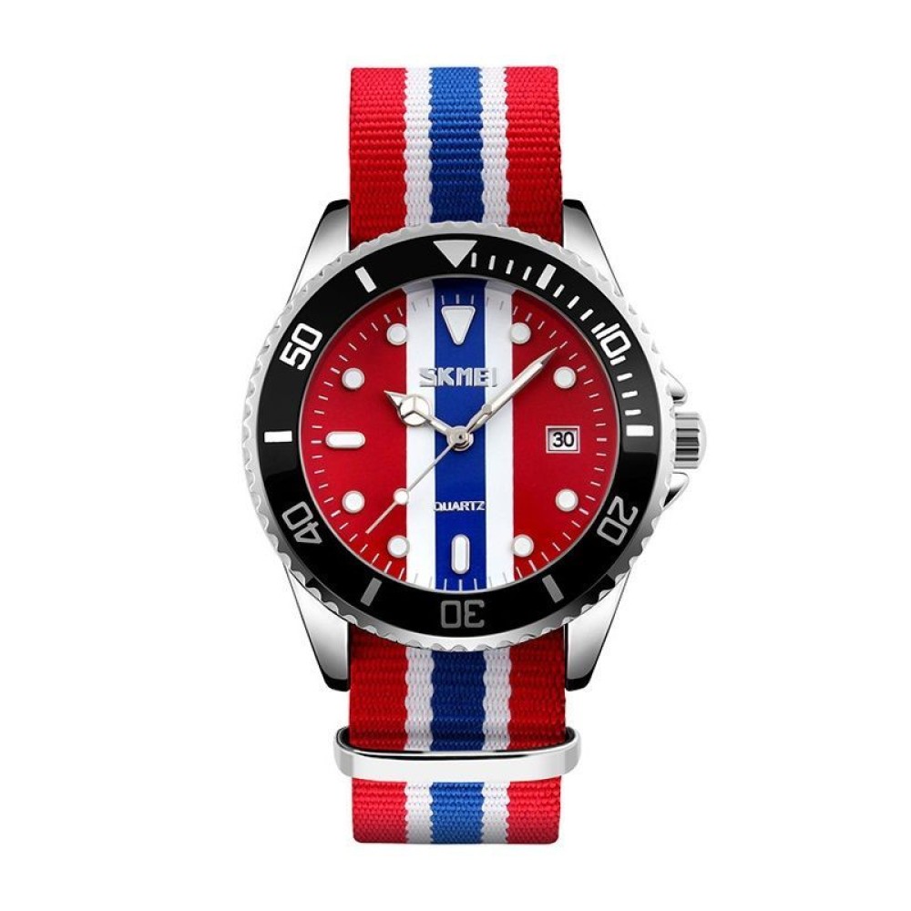 Αναλογικό ρολόι χειρός - Skmei - 9133 - Red/Blue