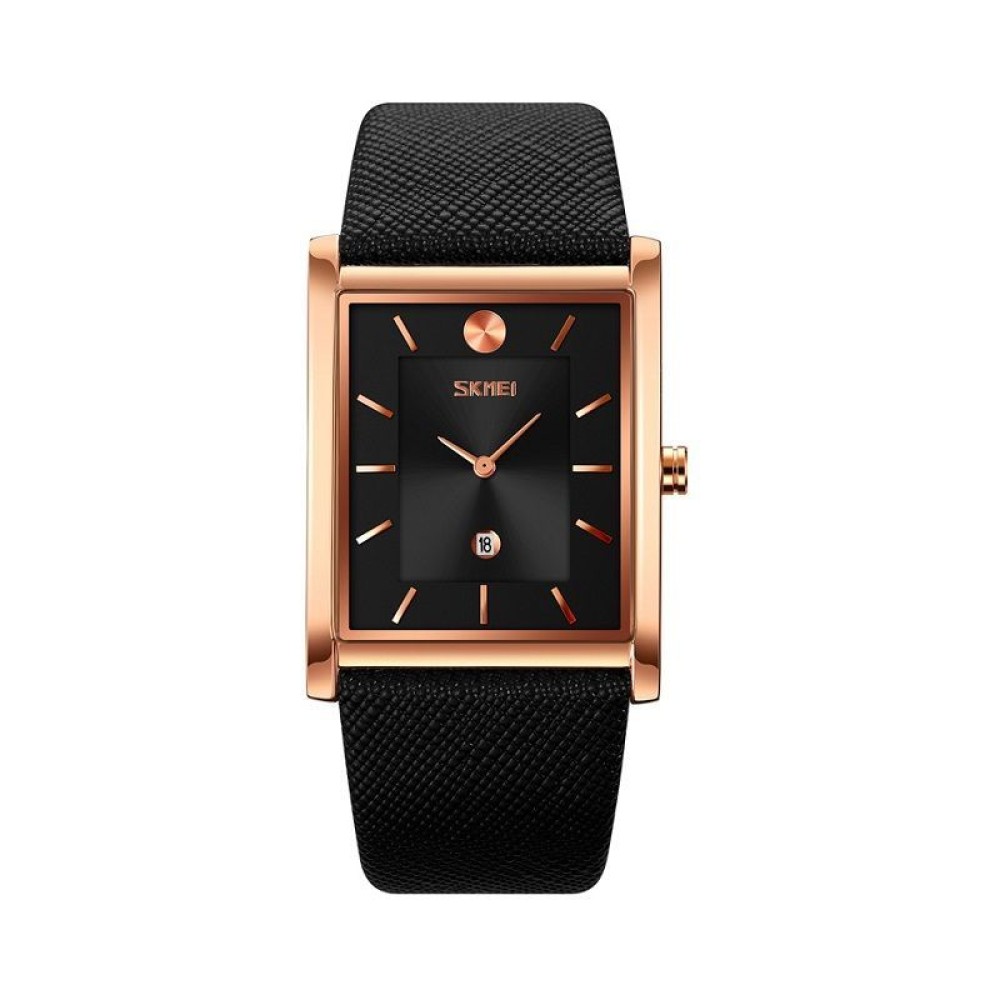 Αναλογικό ρολόι χειρός - Skmei - 9256 - Black/Rose Gold