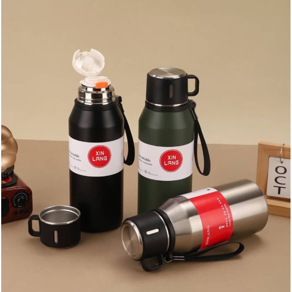 Φορητό παγούρι-θερμός - 1200ml - 413272 - Silver