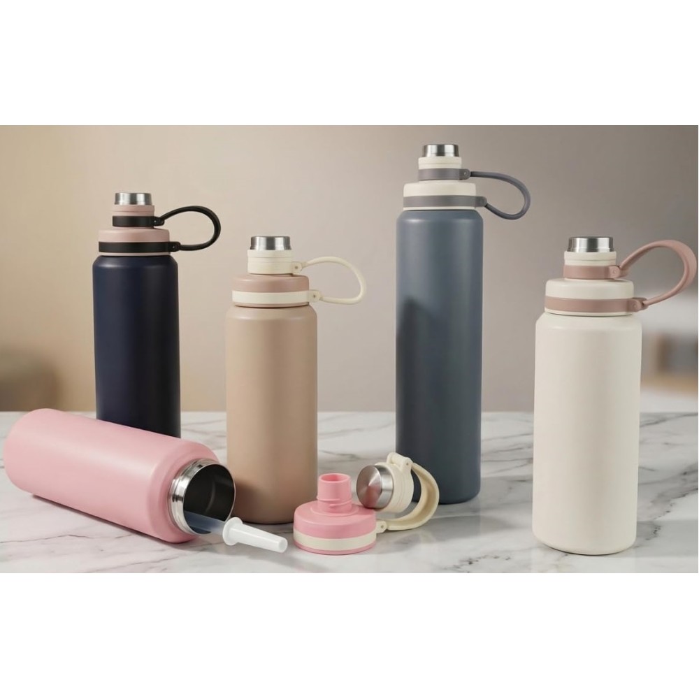 Φορητό παγούρι-θερμός - 600ml - 413395 - Pink