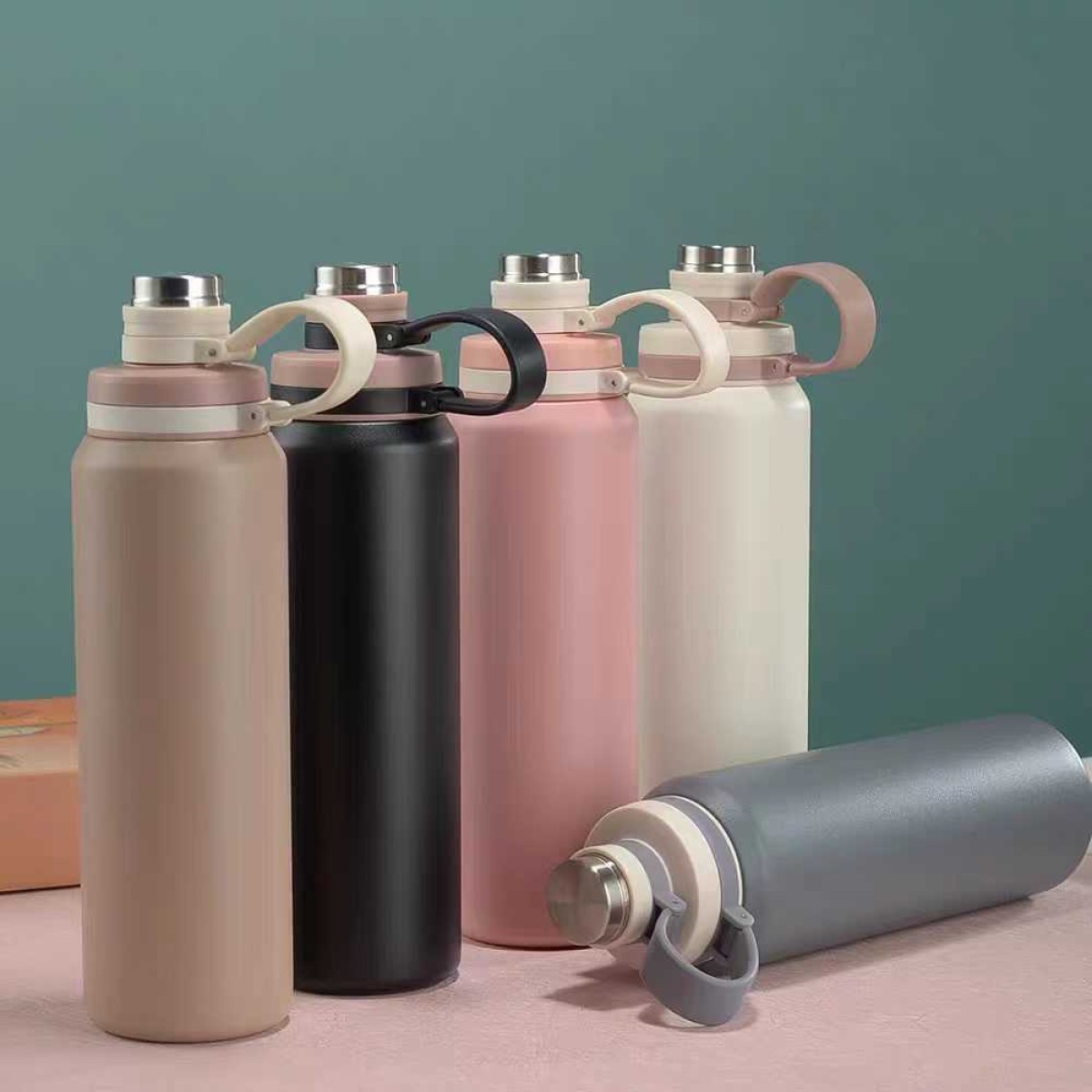 Φορητό παγούρι-θερμός - 600ml - 413395 - Pink