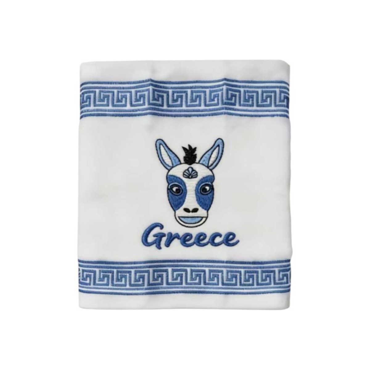 Πετσέτα ποτηρόπανο Souvenir με κέντημα - Σετ 12pcs - Greece - 416389