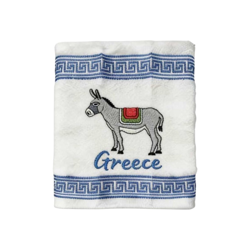 Πετσέτα ποτηρόπανο Souvenir με κέντημα - Σετ 12pcs - Greece - 416464