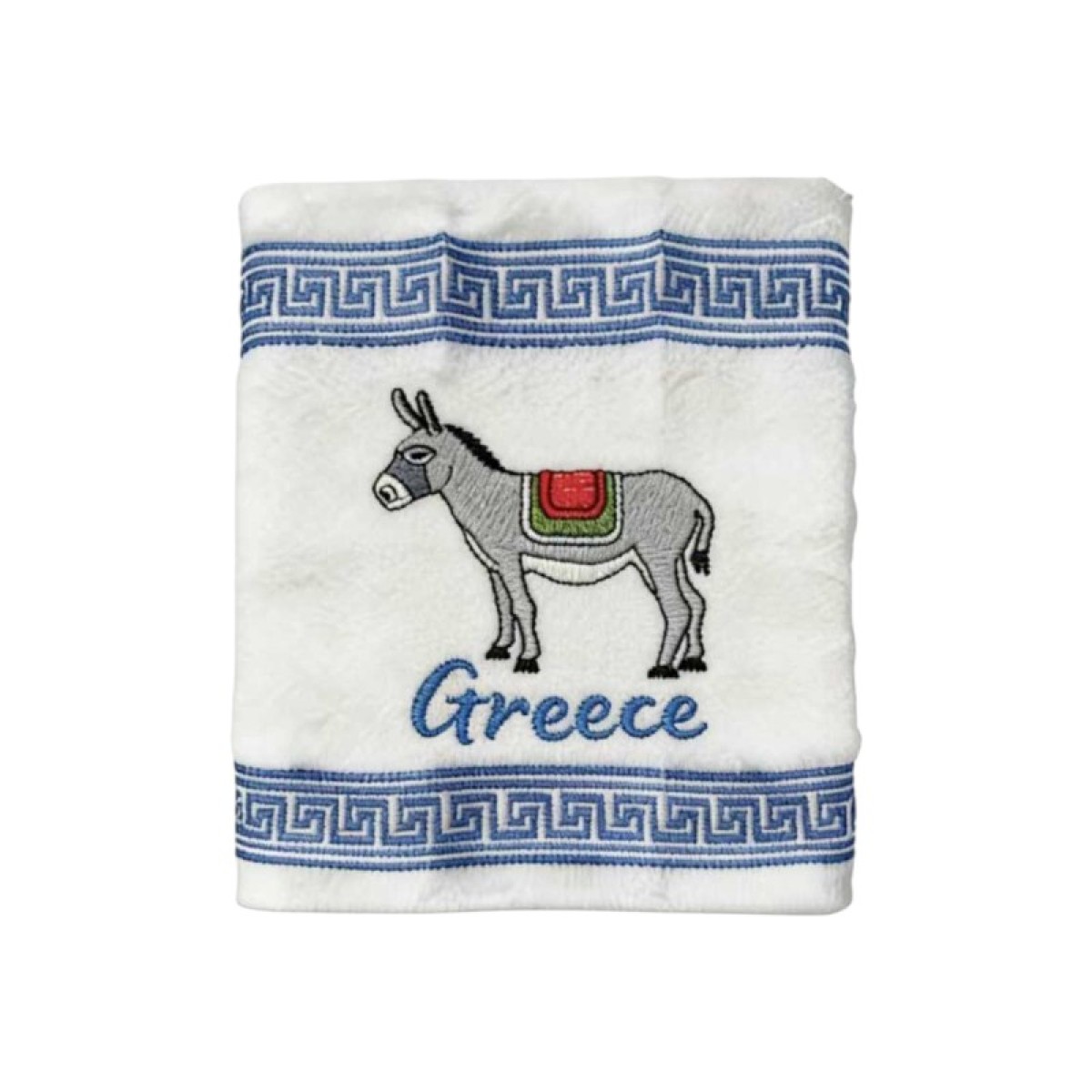 Πετσέτα ποτηρόπανο Souvenir με κέντημα - Σετ 12pcs - Greece - 416464
