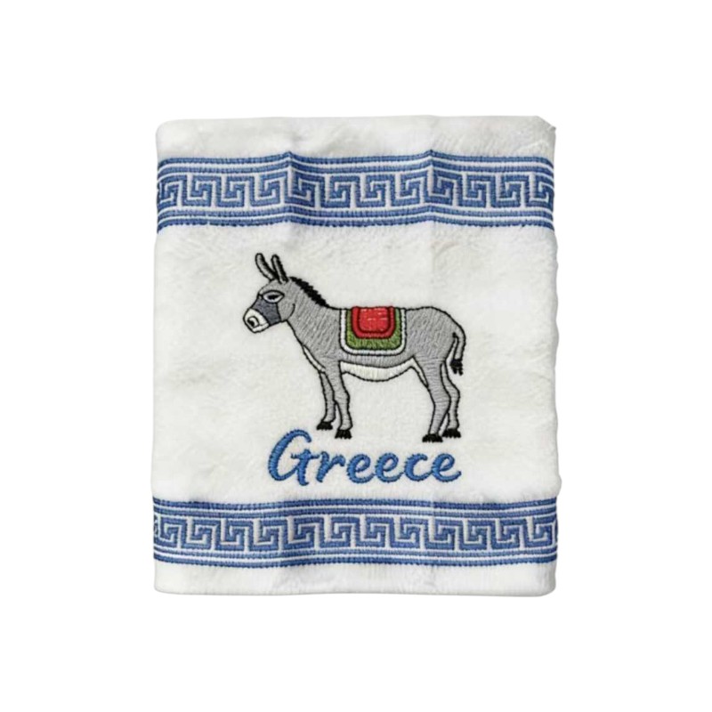 Πετσέτα ποτηρόπανο Souvenir με κέντημα - Σετ 12pcs - Greece - 416464