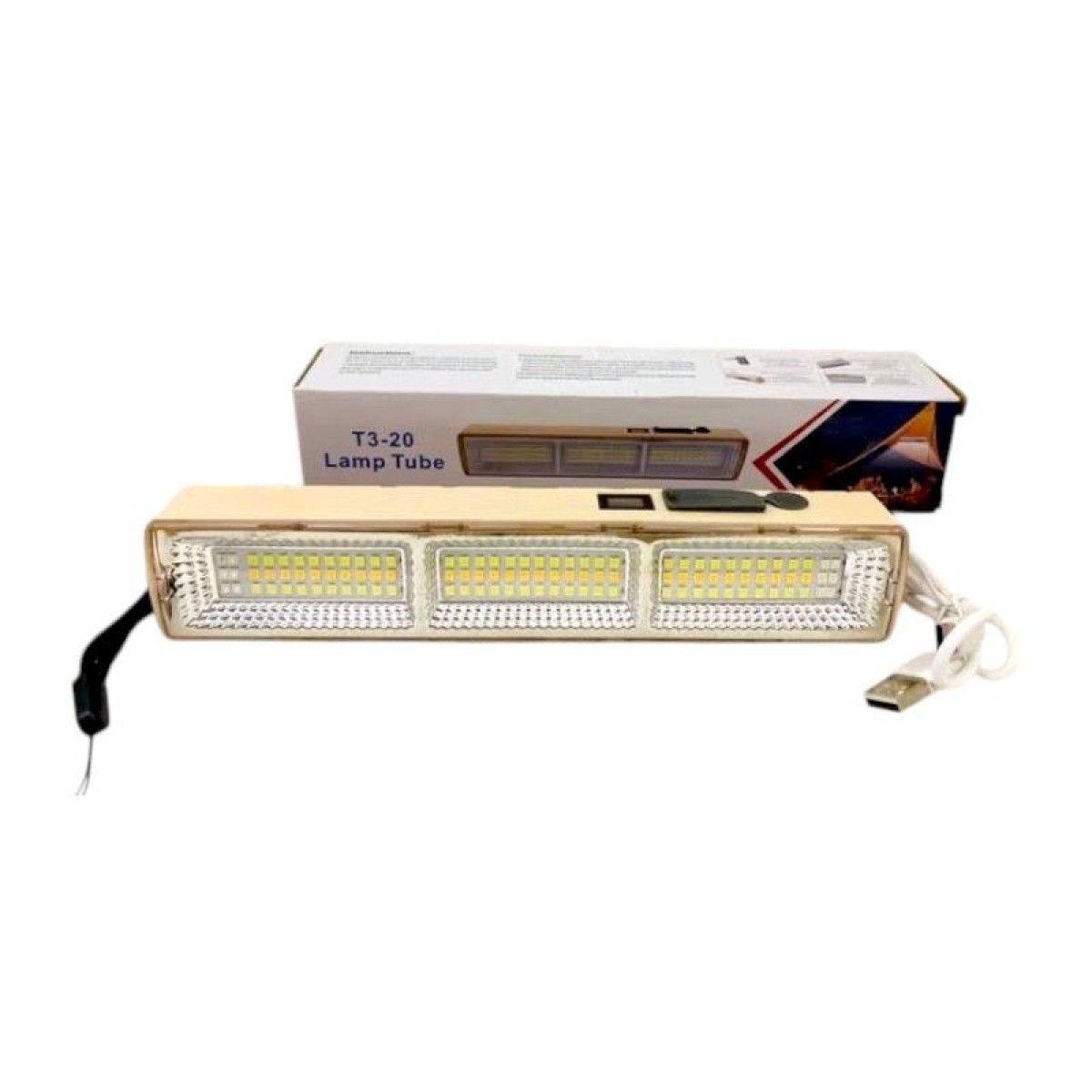 Επαναφορτιζόμενος προβολέας LED - Μπάρα - 22cm - T03 - 419277