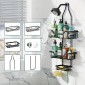 Κρεμαστή ραφιέρα ντουζιέρας - 7525 - 421618 - Black