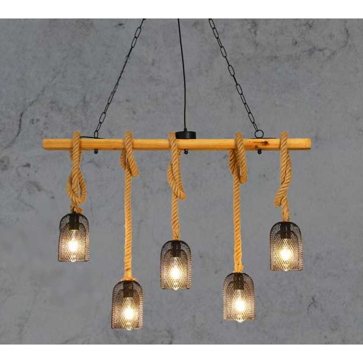Φωτιστικό οροφής τραπεζαρίας Rustic - 12 - 430521
