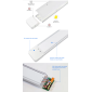 Μπάρα φωτισμού LED - Tube - 24W - 60cm - 431750