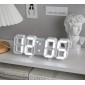 Ψηφιακό ρολόι - Ξυπνητήρι - 6609 - 466097 - White