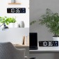 Ψηφιακό ρολόι - Ξυπνητήρι - 6625 - 466257 - White