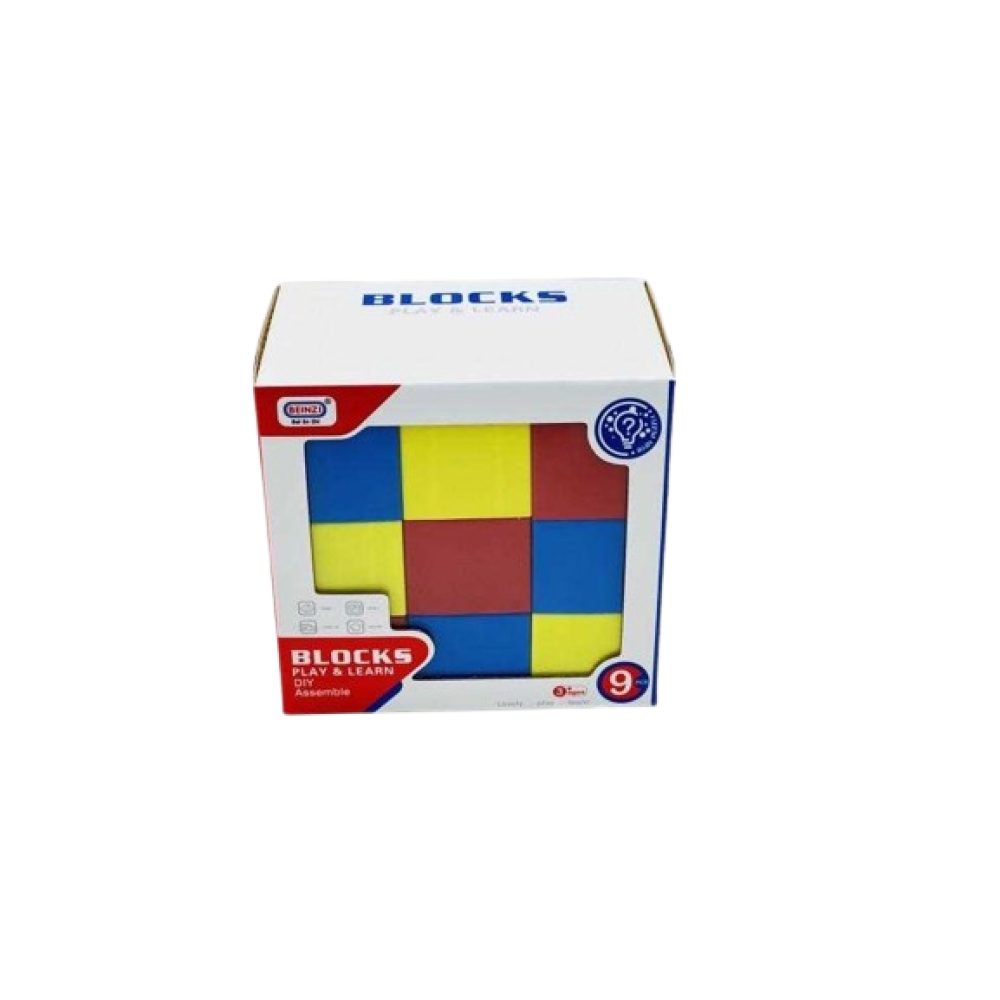 Σετ κατασκευών DIY με τουβλάκια - 9pcs - 6681-3 - 493443