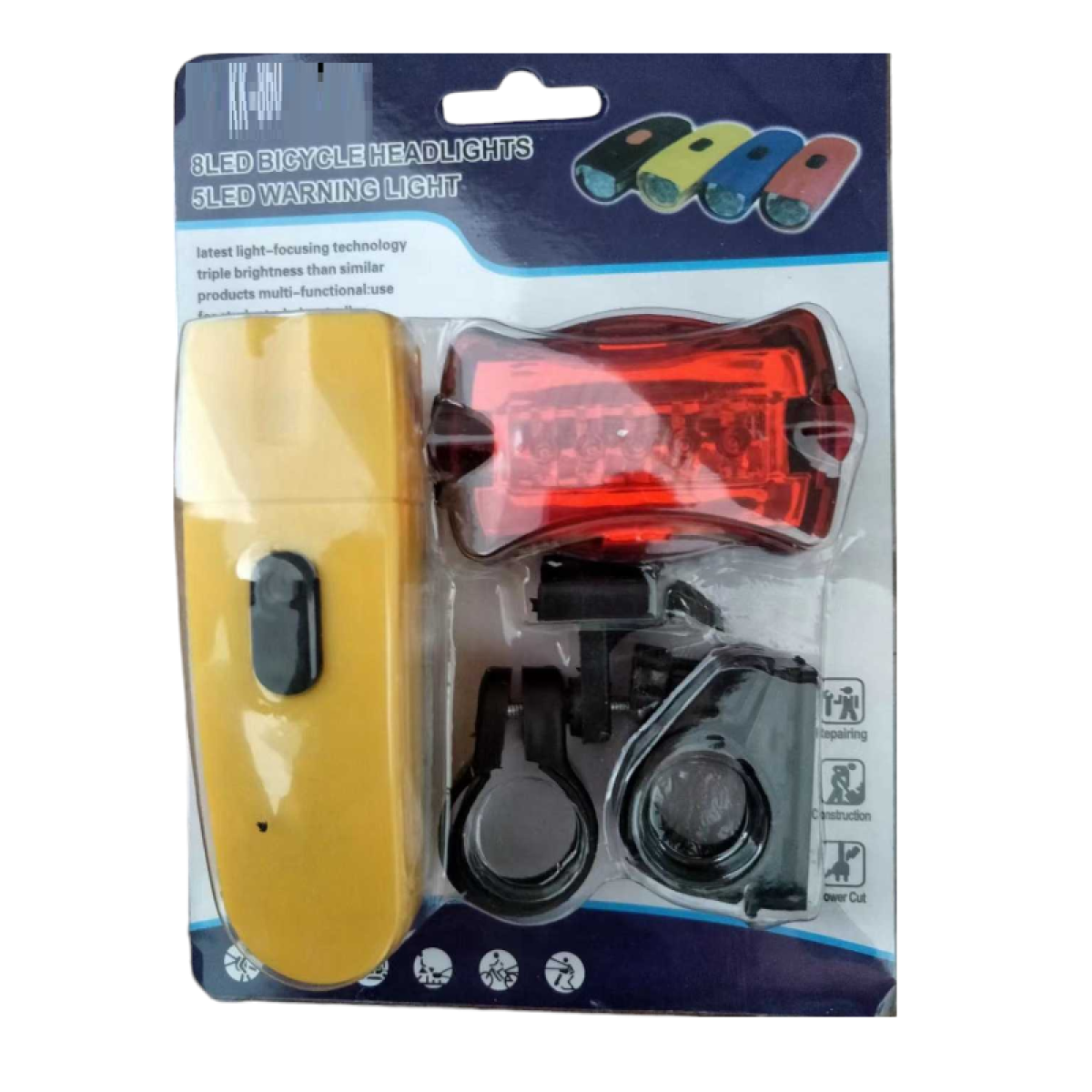 Σετ προβολείς ποδηλάτου LED - KK860 - 508604