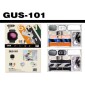 Σετ Smartwatch με Powerbank 5000mah & ασύρματα ακουστικά - GUS-101 - 519360 - Black